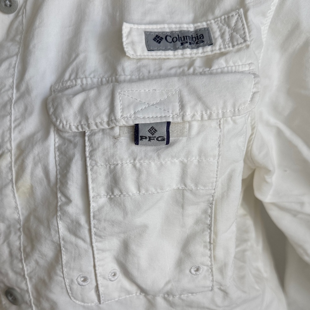Women’s Columbia Fishing Shirt White Small - Picture 3 of 10